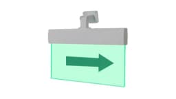 Табло Элтех-сервис М-220-РИП УЛЬТРА СЕРЫЙ корпус Стрелка вправо (универсальное крепление)