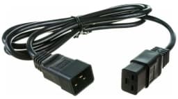 Кабель питания 6а Hyperline PWC-IEC19-IEC20-1.8-BK
