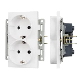 Механизм электрической розетки SCTMEUDPLWH 250V 16A Arlight 043764