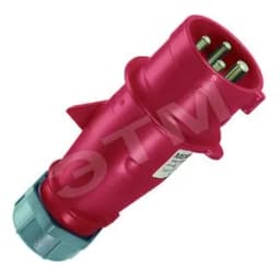 Вилка кабельная 32А 3Р+E IР44 переносная 400В AM-TOP