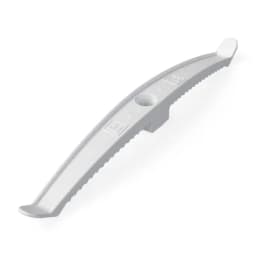 Держатель круглого кабеля двусторонний для прямого монтажа на 16 мест в гофроящике белый (100 шт/кор) Промрукав