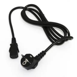 Кабель питания компьютера Hyperline PWC-IEC13-SHM-1.8-BK