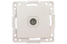 Розетка телевизионная TV 1-м Стокгольм 5-862МГц 75Ом механизм бел. PROxima EKF EYA00-027-10