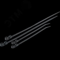 Хомут под винт 150х3,6 мм нейлон черный (100 шт в упак)