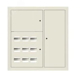 Щит этажный 9 кв. RAL9002 3 окна в ряд по гориз. (1000х950х150) EKF PROxima