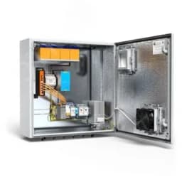 Узел коммутационный 4хPoE, AC/DC 230/48-55В, 240Вт, IP66, 600х600х210 мм Тахион-климат