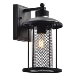 Светильник садовопарковый Feron PL721 на стену вниз 60W E27 230V черный 48388