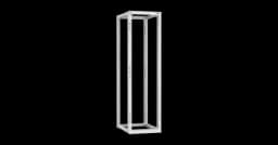 Монтажная стойка двухрамная раздвижная 19", 42U, Г(600-1000) мм, в разобранном виде, серый TLK TRK-425510-R-GY