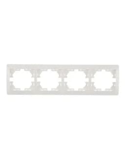 Рамка 4-м Mira горизонт. бел. LEZARD 701-0200-149