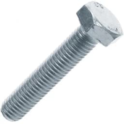 Болт с шестигранной головкой оцинкованный М10х120 (DIN 933) (50 шт/уп) Промрукав