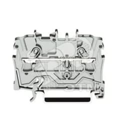 Клемма двухпроводная проходная 0.5-4(6)мм.кв. на DIN рейку 2004-1201 WAGO