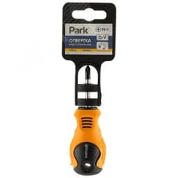 Отвертка Standart PH1х3,8см, двухкомпонентная рукоятка, крестовая СКРАП