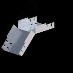 Лоток монтажный угловой 45 вниз ЛУ45Н.200.80.362.1.1 СОЭМИ