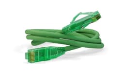 Патч-корд U/UTP Hyperline PC-LPM-UTP-RJ45-RJ45-C6a-0.5M-LSZH-GN