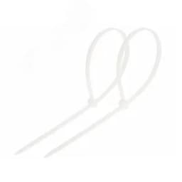 Хомут-стяжка кабельная нейлоновая 150x3,6 мм, белая, упаковка 100 шт, REXANT