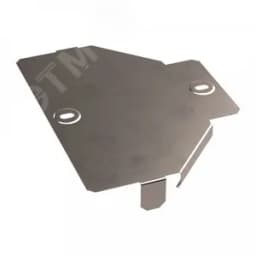 Крышка переходника симметричного Стандарт INOX (AISI 409) 200х100