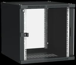 ITK Шкаф LINEA WE 12U 600x600мм дверь стекло черный (LWE5-12U66-GF)