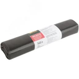 Мешки для строительного мусора, ПВД особопрочные , 360 л, 1050х1600 мм, толщина 70 мкм, 5 шт.