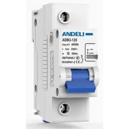 Выключатель автоматический 1P 63A тип C ADB3-125