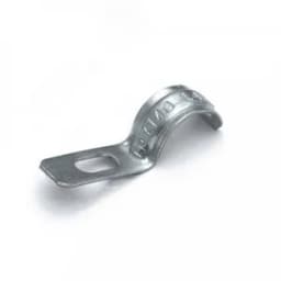 Скоба металлическая однолапковая усиленная противопожарная СМОУ d14-15 мм (100 шт/уп)