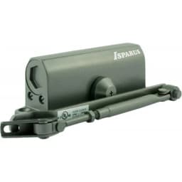 Дверной доводчик со стандартной рычажной тягой, от 50 до 110 кг, морозостойкий, графит/бронза НОРА-М ISPARUS 430