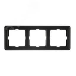 W59 Рамка 3 поста черный бархат KD-3-68 Systeme Electric