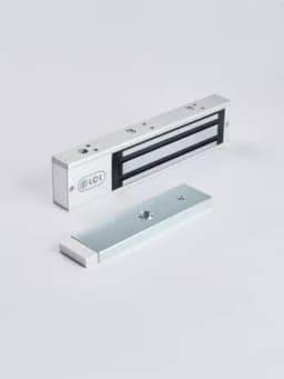 Электромагнитный замок (сила удержания 280кг), с двумя встроенными датчиками, цвет серебристый сатинированный алюминий RAL 7047 RL-EM280-LSS R-Lock