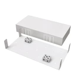 Коробка монтажная огнестойкая металлическая КМОМ (24к х 10мм) 210х100х37 IP 31 ПожТехКабель (070-035)