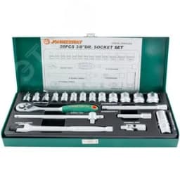Набор головок торцевых 3/8"DR, 6-23 мм, 20 предметов
