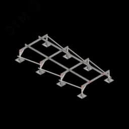 Опорная конструкция для установки оборудования TECHNORAPTOR STEELFOOT 1500х3500 HD КМ-профиль