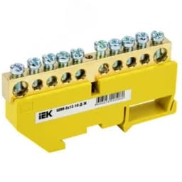 Шина PE земля на DIN-изоляторах ШНИ-8х12-10-Д-Ж