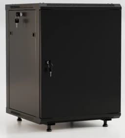 Шкаф настенный 19-дюймовый (19") Hyperline TWB-FC-1866-SR-RAL9004