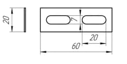 Пластина медная заземляющая MPGC (100 шт/упак) LOTOK