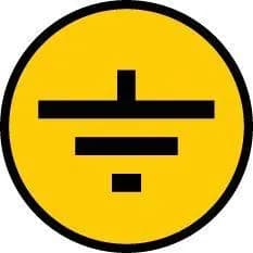 Символ "Заземление" 30х30 IEK YPC20-ZAZEM-1-096