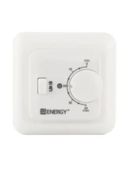 Терморегулятор Energy TK04, для теплого пола, электромеханический, белый