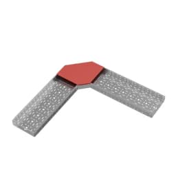 Крышка для угла горизонтального 90град. осн.300 сталь 1мм «ПЛЮС» KGLplus90-300 КМ PL0883