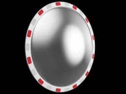 Зеркало дорожное со световозвращающей окантовкой d-1000 мм Китай