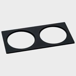 Рамка на 2 светильника Italline IT066016 IT066016 black FR2