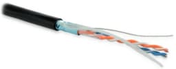 Кабель витая пара 2х2х0,51 Hyperline F/UTP2-C5-S24-OUT-PE-BK-500 (500 м)