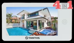 Монитор видеодомофона диагональю 7 дюймов, белый NEO HD Tantos