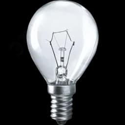 Лампа накаливания декоративная ДШ 40вт Р45 230в Е14 (шар)