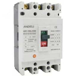 Выключатель автоматический AM1-100L/3P 40A 30KA ANDELI