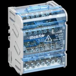 TEKFOR Шины на DIN-рейку (кросс-модуль) ШНК 4х7 3L+PEN IEK