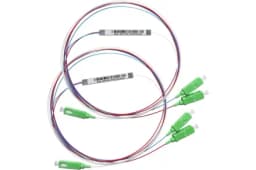 PLС сплиттер 1х2, 0.9мм, гильза, SC/APC уп. 2шт.