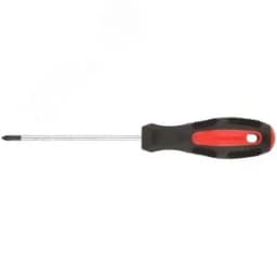 Отвертка "Мастер", CrV сталь, прорезиненная ручка 4х100 мм РН1