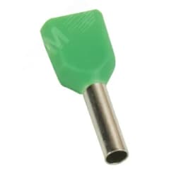 Наконечник штыревой втулочный под два провода НШвИ2 OptiKit T-Shv2-PVC- 1,0-8 (100шт)