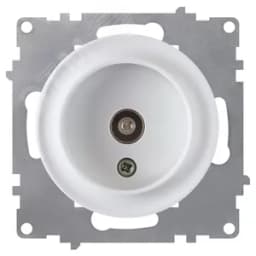 Розетка антенная TV, цвет белый (серия Florence) 2172773 ССТ