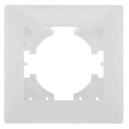 Рамка 1-местная Bravo, белый GUSI ELECTRIC