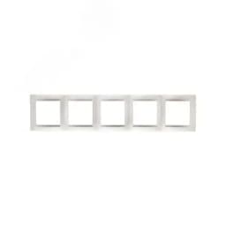 Рамка на 5 постов шампань 15 Simon