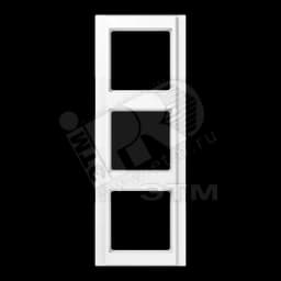 Рамка 3 поста белая